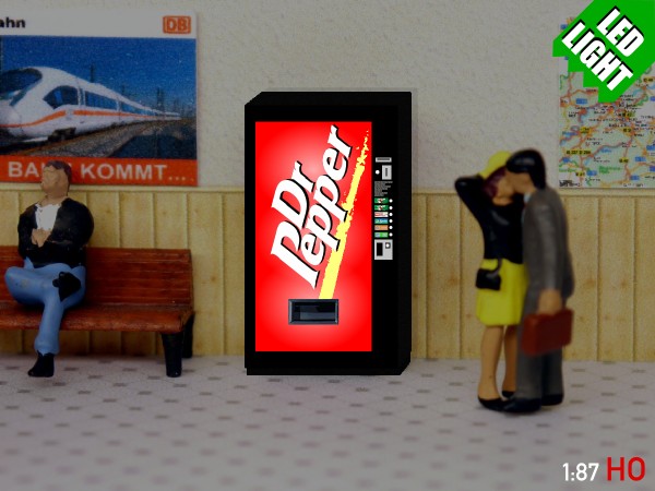 Toys Hobbies Scenery Trees H0 Led Beleuchtet Coca Cola Getrankeautomat Epoche V Modellland 3025 8 1 87
