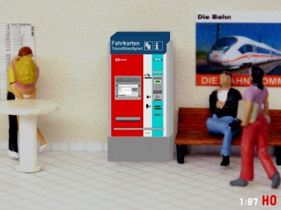 1:87 Spur H0 RMV Frankfurt Fahrkartenautomat