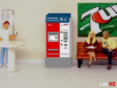 1:87 Spur H0 HVV Hamburg Fahrkartenautomat