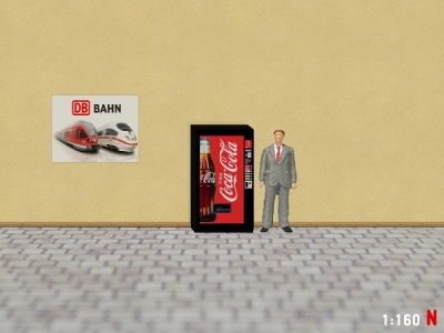 1:160 Spur N Coca Cola Getrnkeautomat