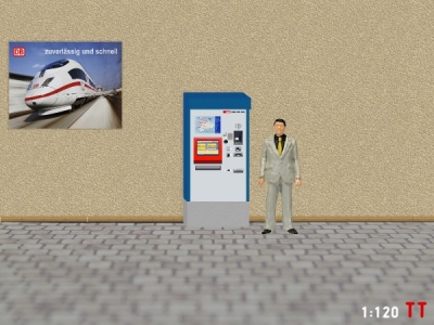 1/120 Track TT SBB Ticket machine