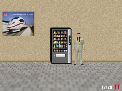 1/120 Track TT Snack vending machine