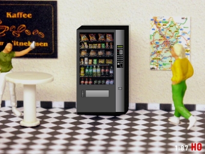 1/87 Track H0 Snack vending machine