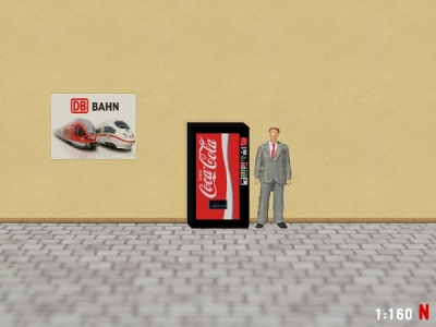 1:160 Spur N Coca Cola Getrnkeautomat
