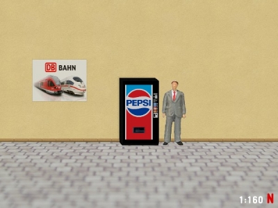 1/160 Track N Pepsi Cola vending machine