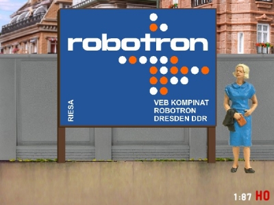 1:87 H0 Plakatwand ROBOTRON