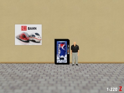 1/220 Track Z Pepsi Cola vending machine