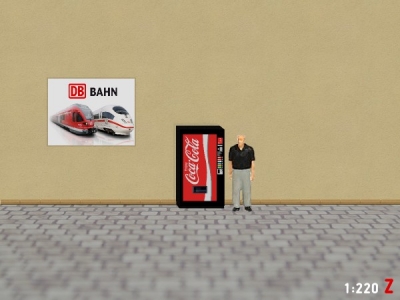 1:220 Spur Z Coca Cola Getränkeautomat