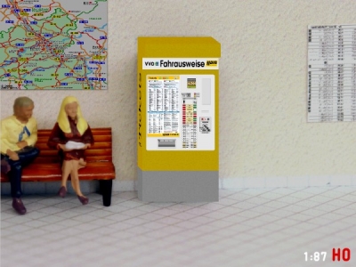 1:87 Spur H0 VVO DVB Fahrkartenautomat