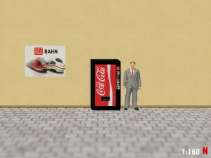1:160 Spur N Coca Cola Getränkeautomat