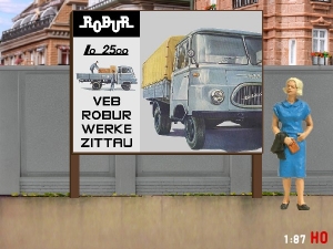 1/87 H0 Billboard Robur Lo 2500