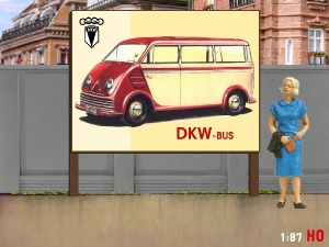 1:87 H0 Plakatwand DKW F 69 L