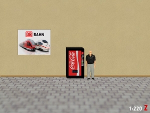 1/220 Track Z Coca Cola vending machine