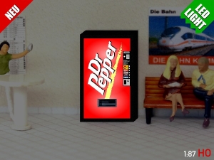 1:87 Spur H0 LED 9 - 12V Dr Pepper Automat beleuchet