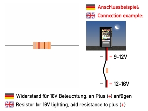 1x Resistance for 16V