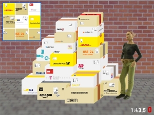 1/43,5 Track 0 Kit packages Amazon Ebay DPD DHL GLS FedEX Hermes OTTO Zalando Quelle